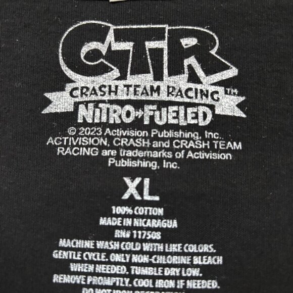 Crash Bandicoot Crash Cove Motor Speedway Tshirt size extra large - Picture 4 of 4